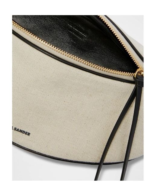Jil Sander Natural Moon Logo Belt Bag