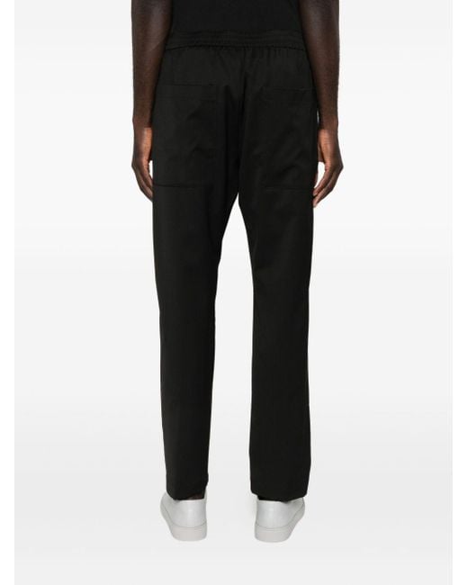 Barena Black Bativoga Straight-Leg Pants for men
