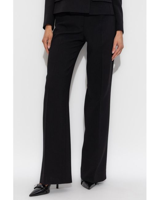 Dolce & Gabbana Black Pleated Trousers