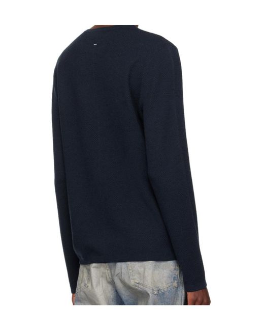 Rag & Bone Blue Bennet Sweater for men