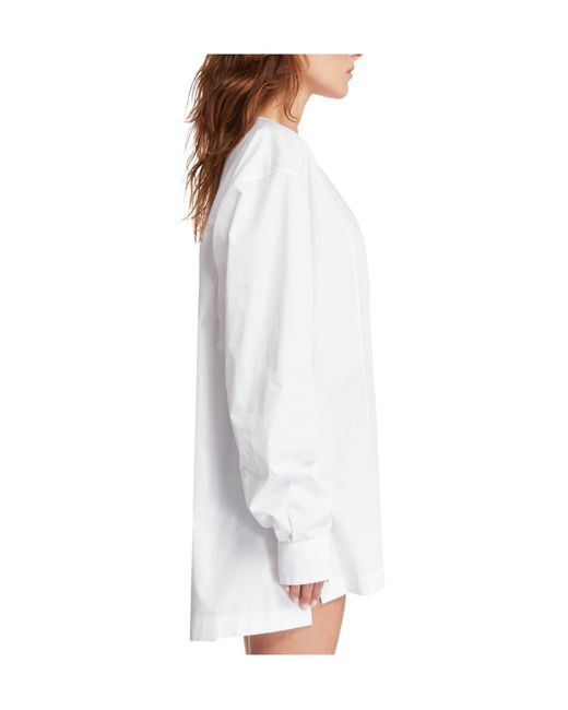 Dries Van Noten White Long-Sleeved Shirt