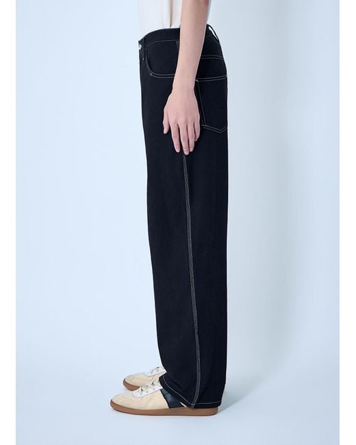 STORY mfg. Blue Poetry Wide-Leg Jeans for men