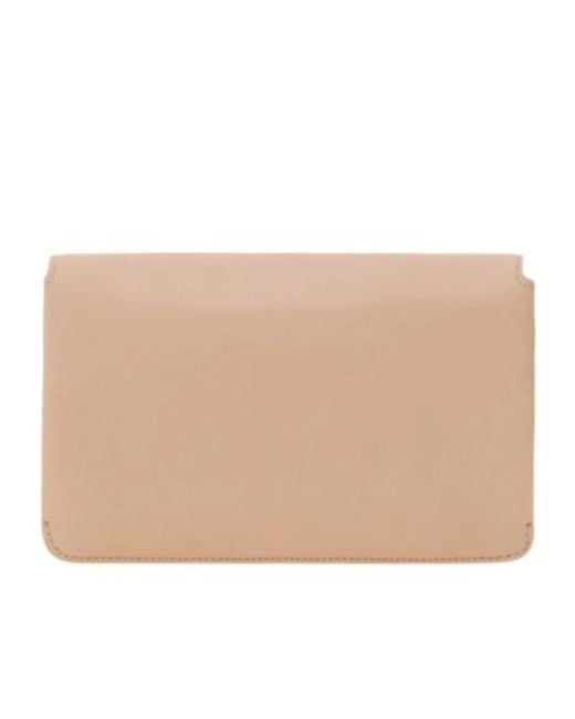 Ferragamo Natural Flat Gancini Mini Bag