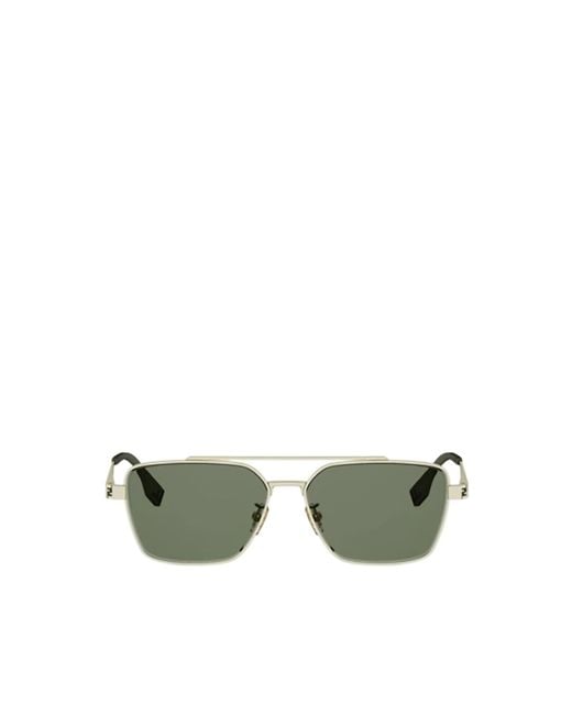Fendi Green Full Frame Sunglasses