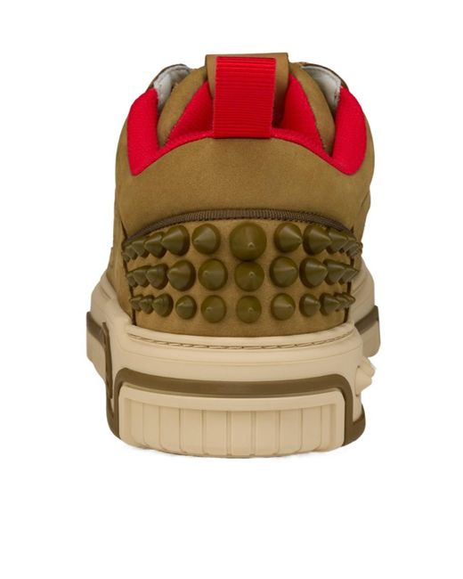Christian Louboutin Brown Astroloubi Leather Sneakers for men