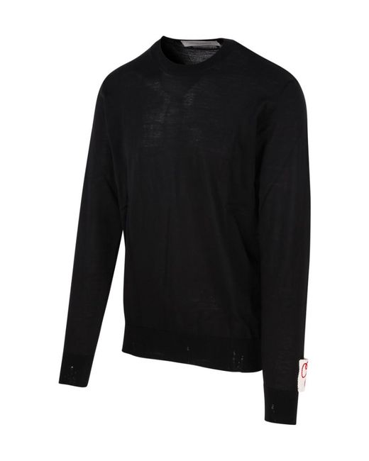 Golden Goose Deluxe Brand Black Long-Sleeved Jumper for men