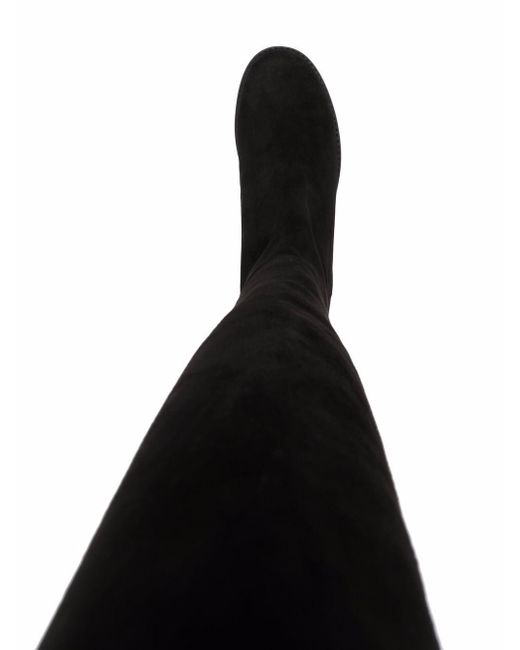 Stuart Weitzman Black Knee-Length Boots