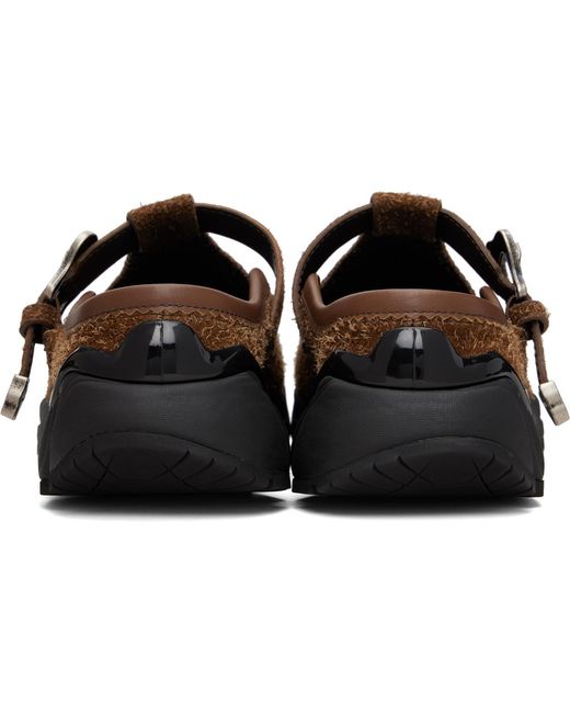 ANDERSSON BELL Brown Mary Jane Mules for men