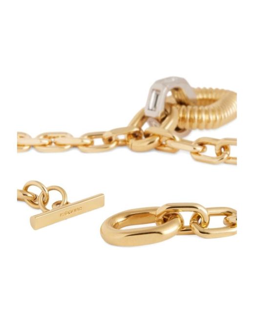 Rabanne Metallic Xl Link Necklace