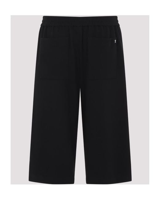 AMI Black Belted Shorts for men