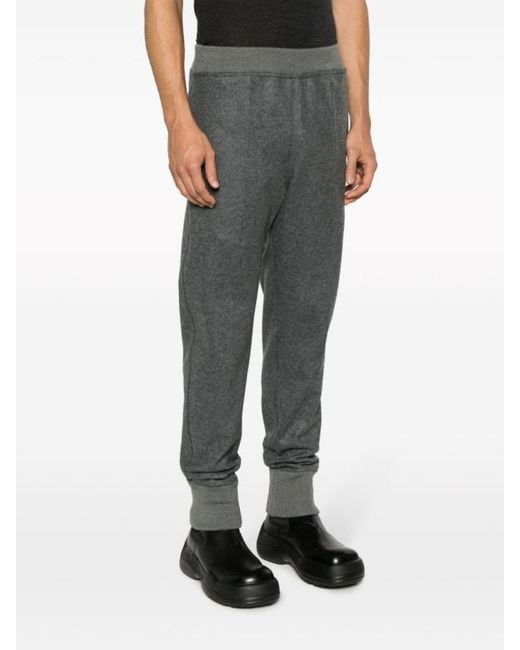 Jil Sander Black Tapered Track Pants for men
