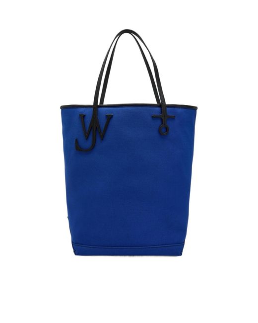 J.W. Anderson Blue Anchor Large Canvas Tote Bag