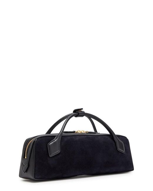 Alaïa Blue Le Teckel Suede Clutch