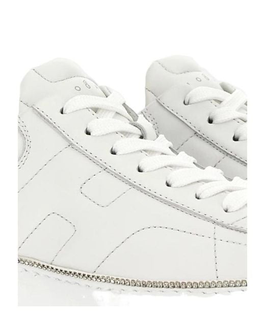 Hogan White Sneakers H-Stripes
