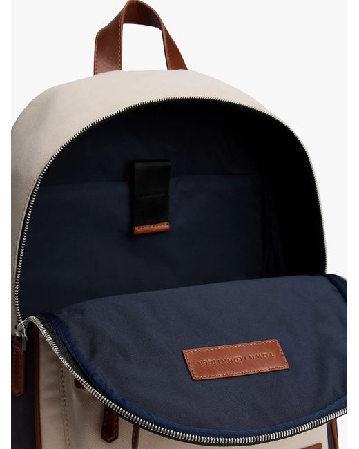 Tommy Hilfiger Natural Casual Logo Patch Backpack for men
