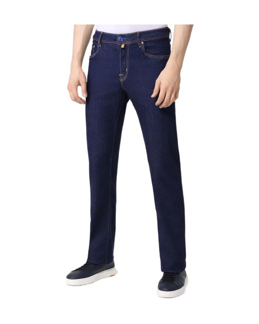 Jacob Cohen Blue Jeans With Belt Loops for men