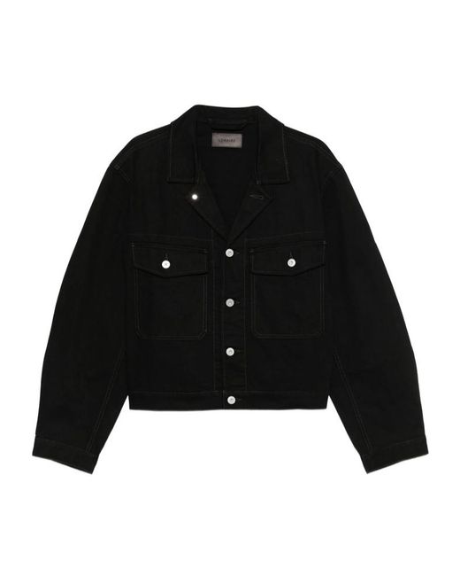 Lemaire Black Long Sleeve Casual Jacket for men