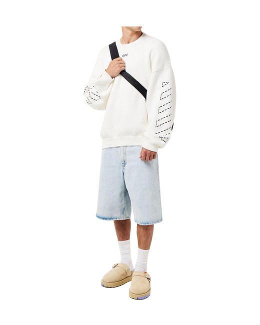 Off-White c/o Virgil Abloh White Arrows Crew Neck Sweatshirt for men