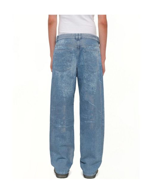 DIESEL Blue 2001 D-Macro-Fsi-1 L32 Relaxed Jeans for men