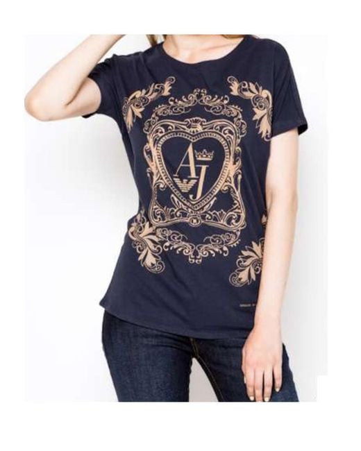 Armani Jeans Blue Short-Sleeved T-Shirt