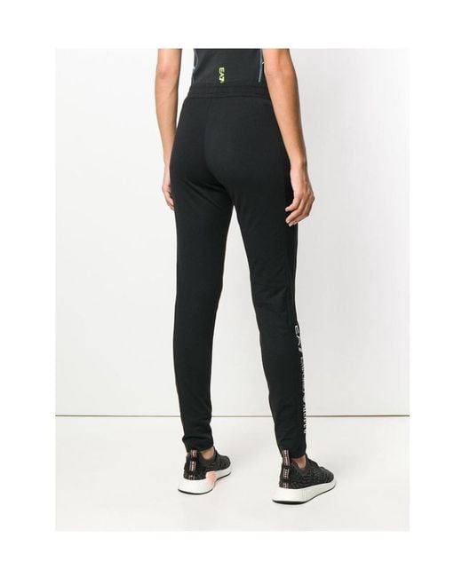 EA7 Black Logo Sweatpants
