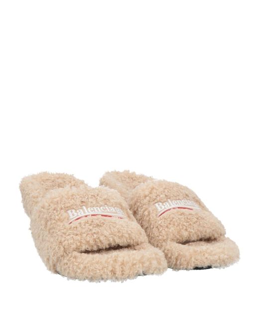 Balenciaga Natural Solid Color Suede Fabric