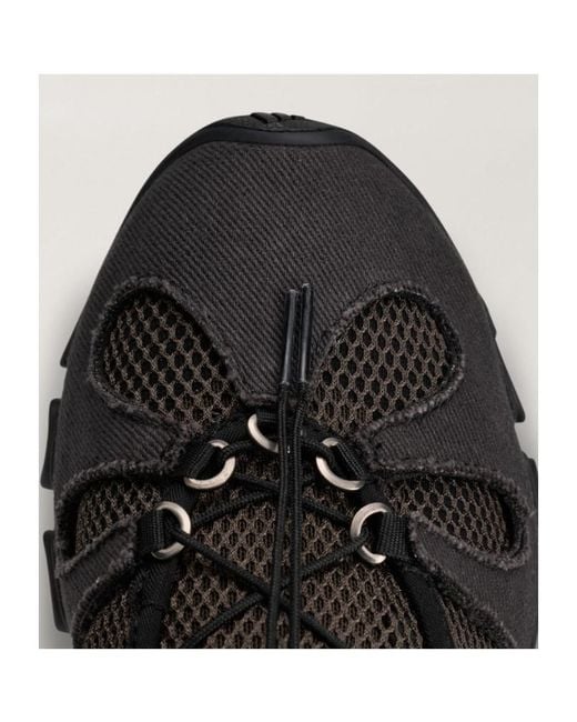 Adidas Black Mesh-Panel Toggle-Fastening Sneakers