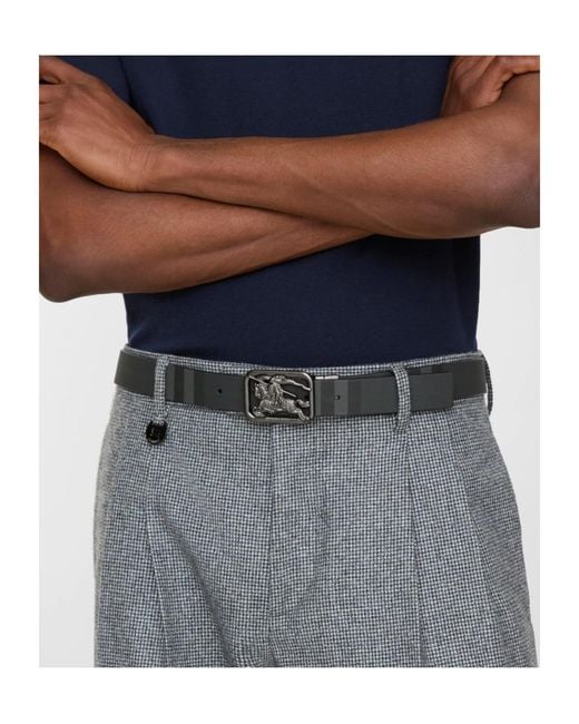 Burberry Multicolor Reversible Check Rider Belt for men