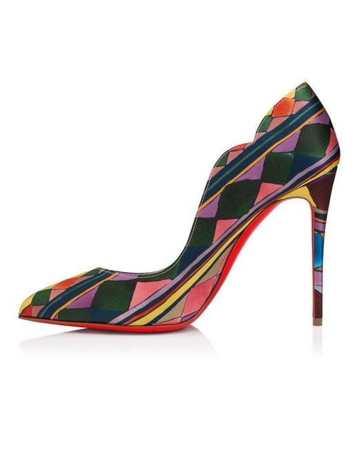 Christian Louboutin Blue Multi-Colored High Heels