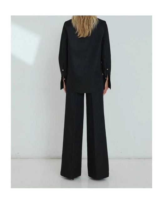 DARKPARK Blue Poppy Flared Pants