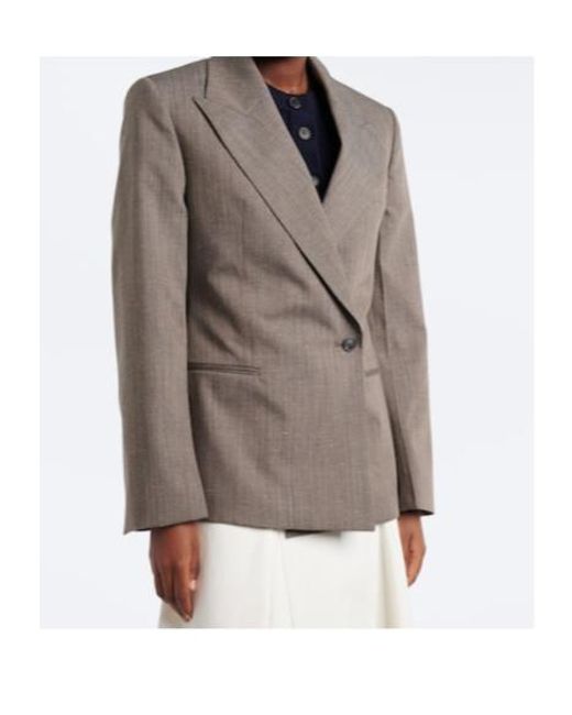 Rohe Brown Wool-Blend Blazer