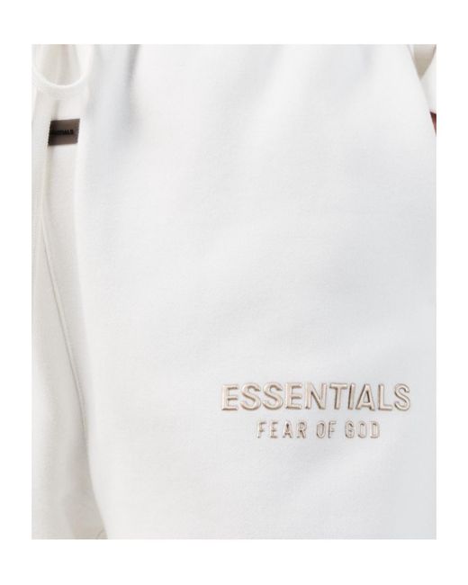 Fear Of God White Emblem Patch Drawstring Sweatpants