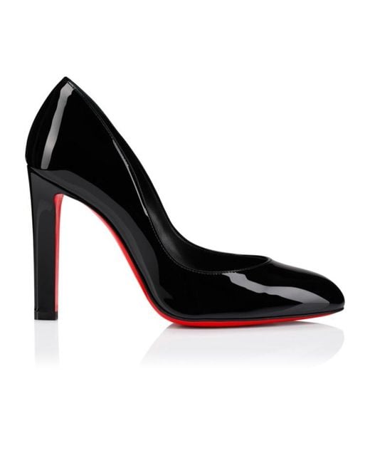 Christian Louboutin Black Fannylove Patent Leather Pumps 100
