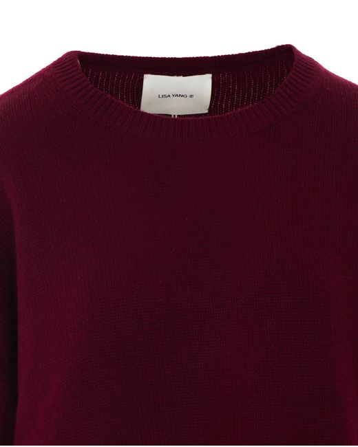 Lisa Yang Red Mila Sweater