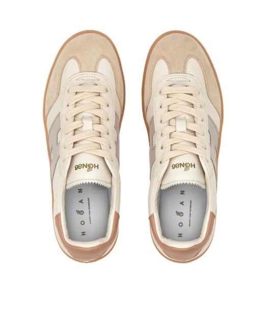 Hogan White Cool Round Toe Sneakers