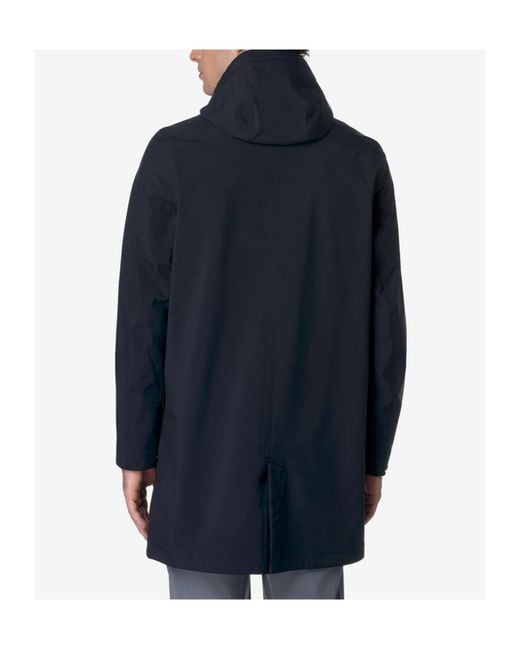 K-Way Blue Thomas Bonded Parka for men