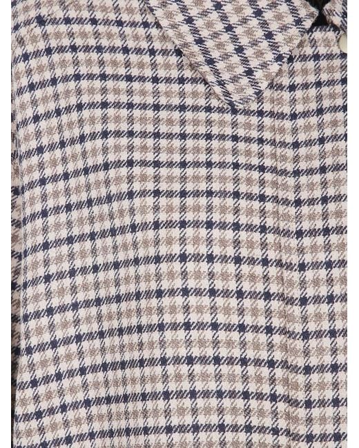 Seventy Gray Checked Shirt Jacket