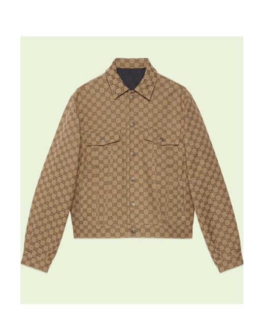 Gucci Blue Reversible Jacket for men