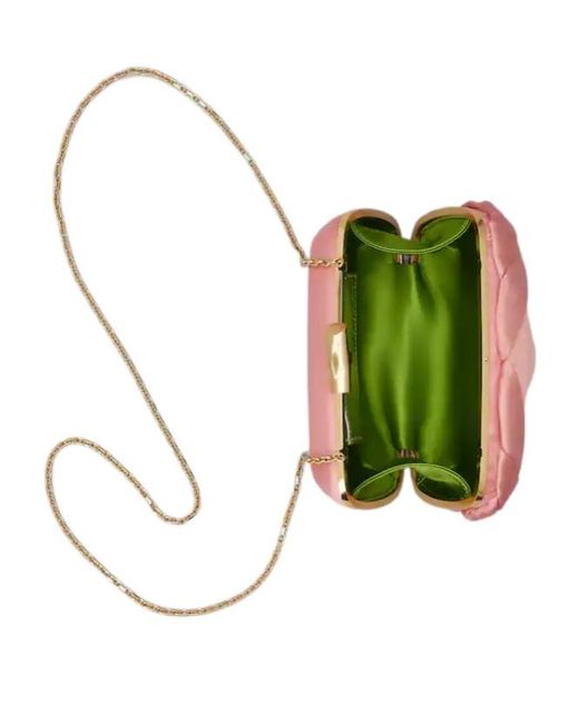 Roger Vivier Pink Rose Vivier Clutch