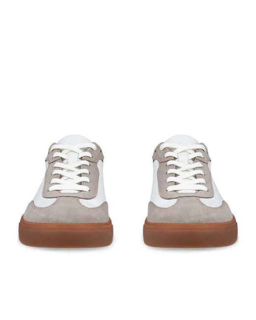 Ecco White Soft 10 Leather Trainer for men