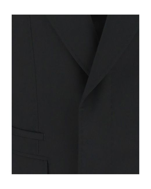 Dolce & Gabbana Black Single-Breasted Long-Sleeved Blazer for men