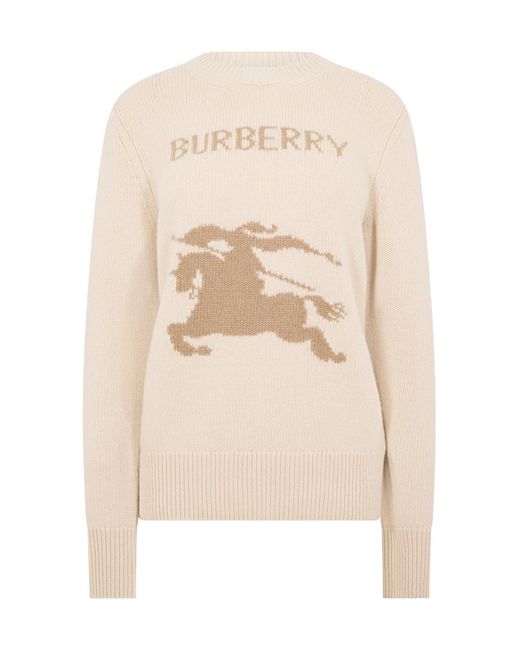 Burberry Natural Simple Knitted Sweater
