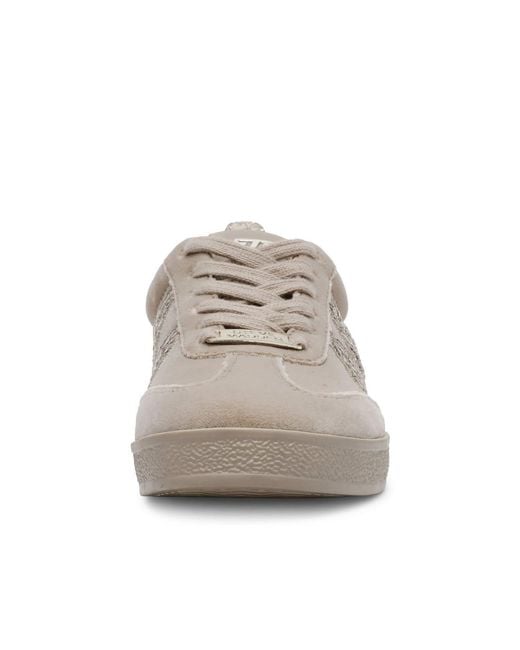 Steve Madden Gray Spliced Leather Panel Sneakers