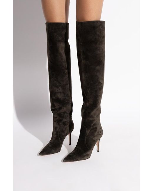 Gianvito Rossi Black Pointed Toe Boots