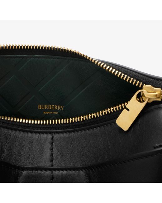 Burberry Black Snip Logo Printed Crossbody Bag