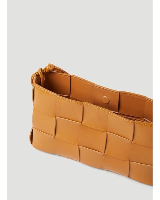 Bottega Veneta Brown Cassette Shoulder Bag