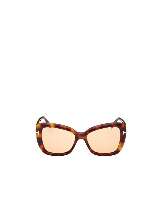 Tom Ford Natural Logo Logo Sunglasses