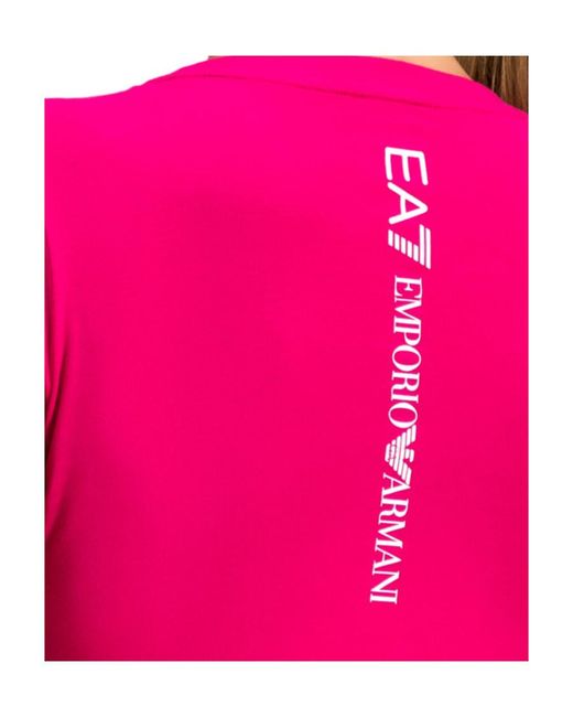 Emporio Armani Pink Short-Sleeved T-Shirt
