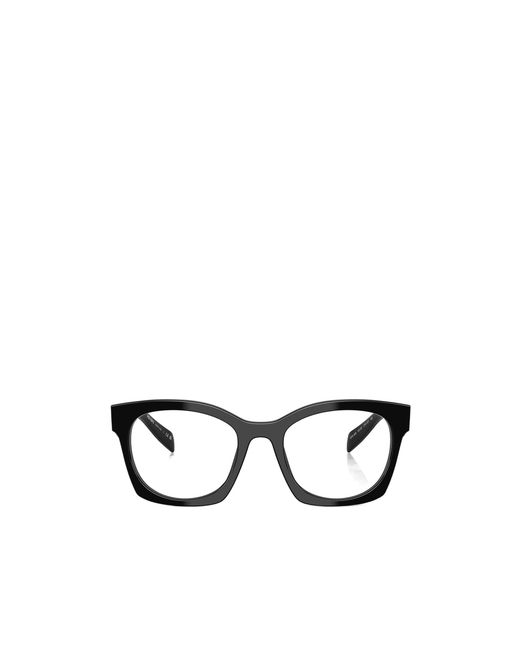 Prada White Eyewear Square Frame Glasses