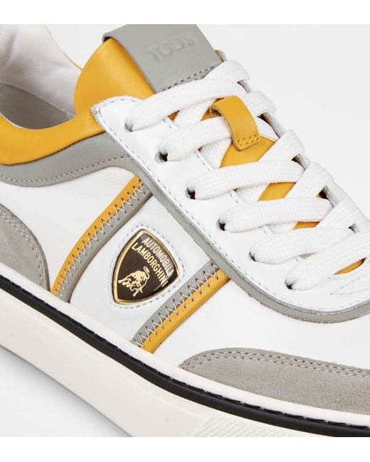 Tod's White Round-Head Sneakers